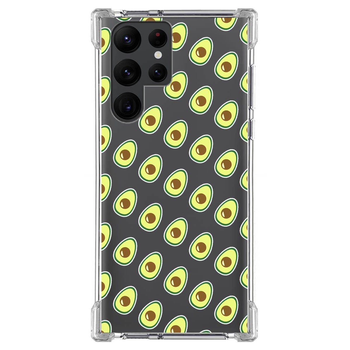Funda Silicona Antigolpes para Samsung Galaxy S22 Ultra 5G diseño Aguacate Dibujos
