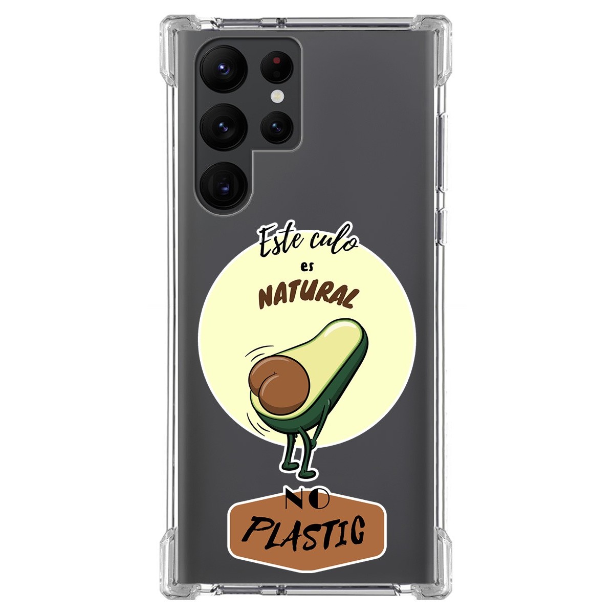 Funda Silicona Antigolpes para Samsung Galaxy S22 Ultra 5G diseño Culo Natural Dibujos