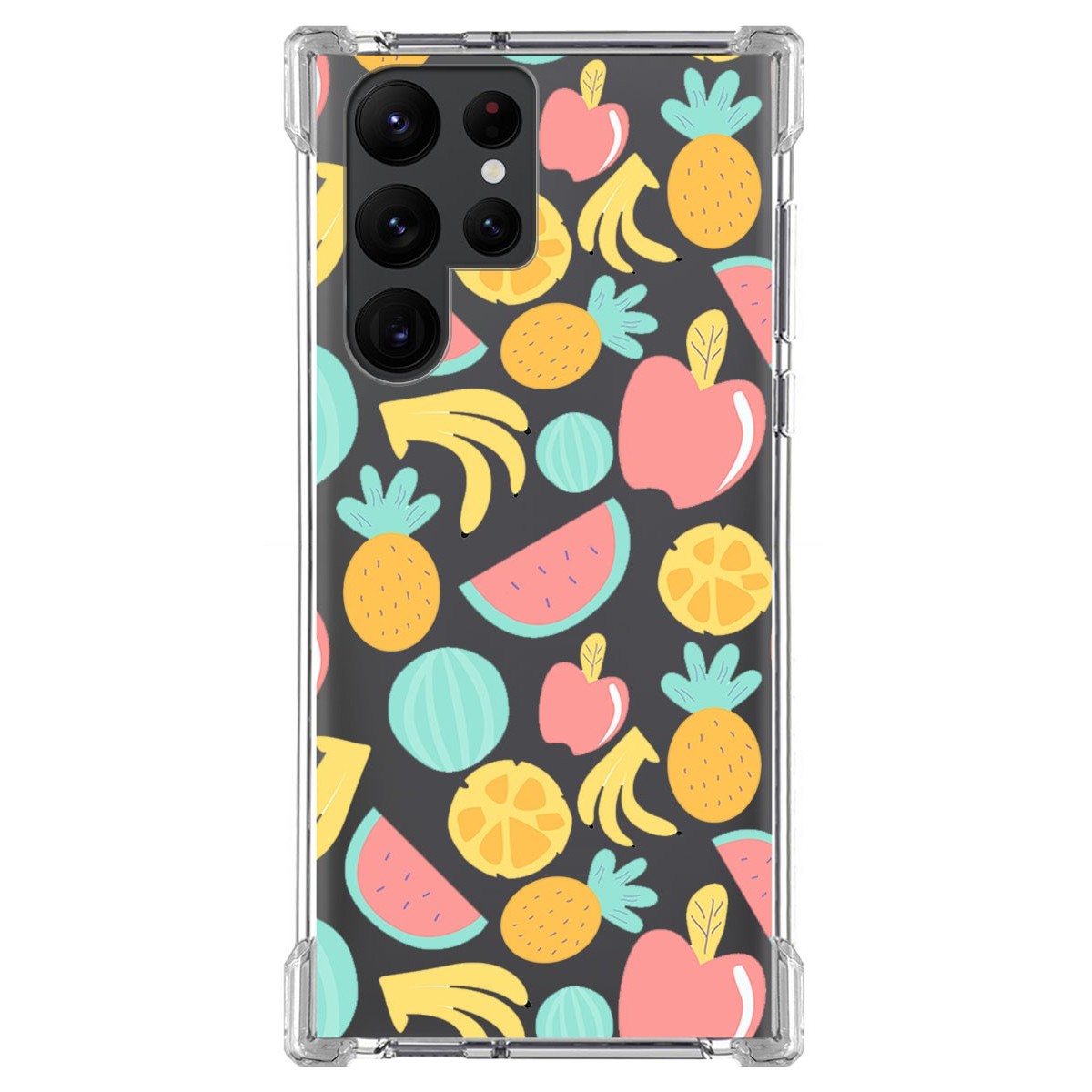 Funda Silicona Antigolpes para Samsung Galaxy S22 Ultra 5G diseño Frutas 02 Dibujos