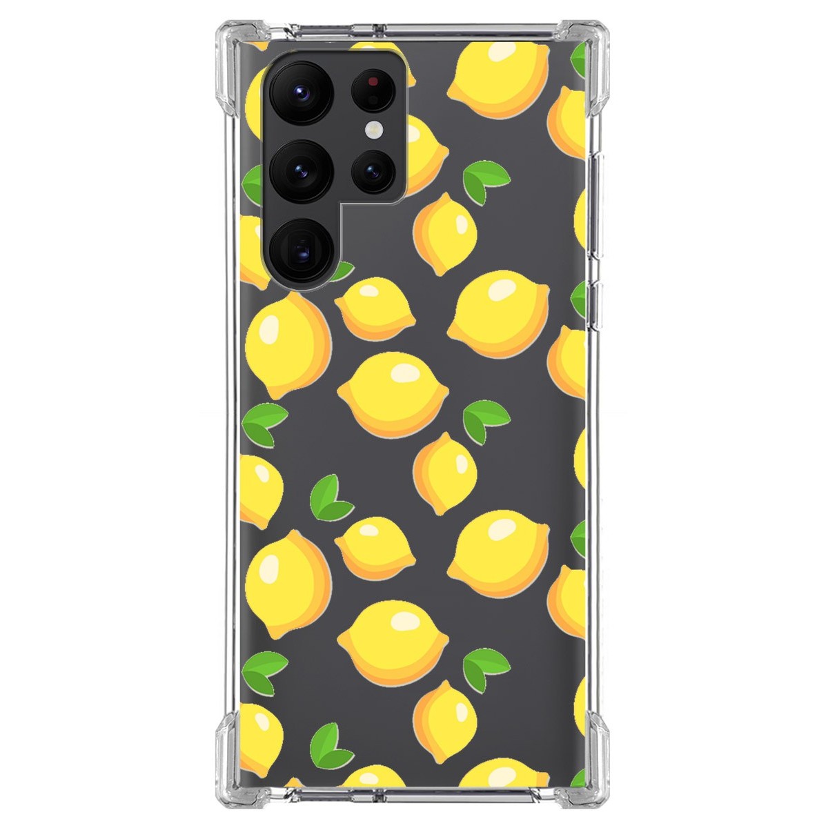 Funda Silicona Antigolpes para Samsung Galaxy S22 Ultra 5G diseño Limones Dibujos
