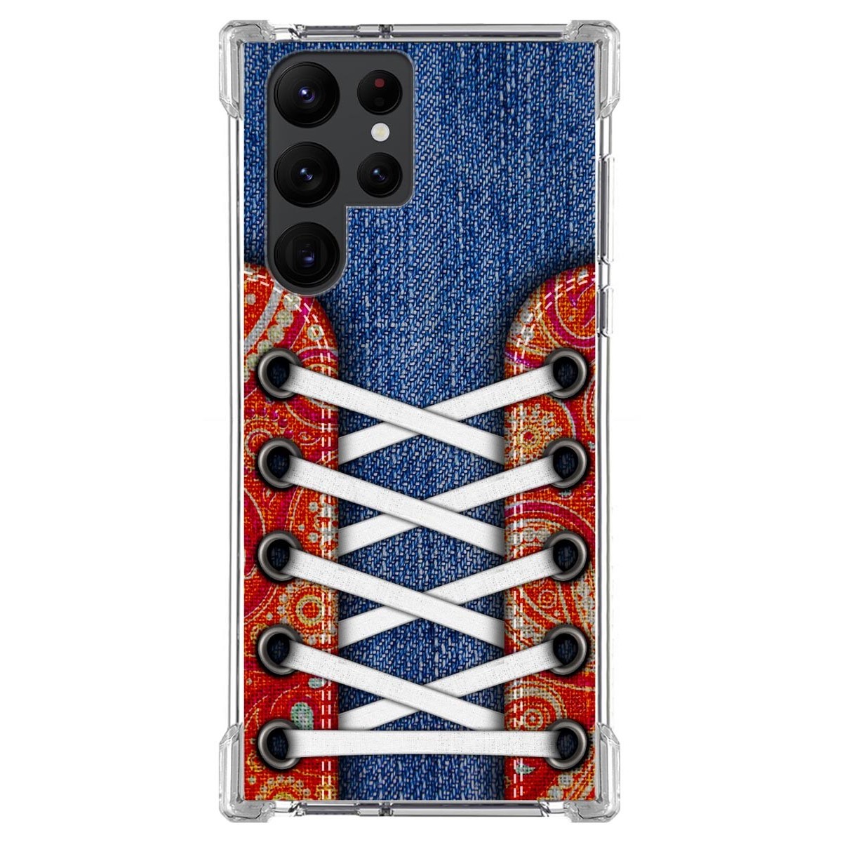 Funda Silicona Antigolpes para Samsung Galaxy S22 Ultra 5G diseño Zapatillas 11 Dibujos