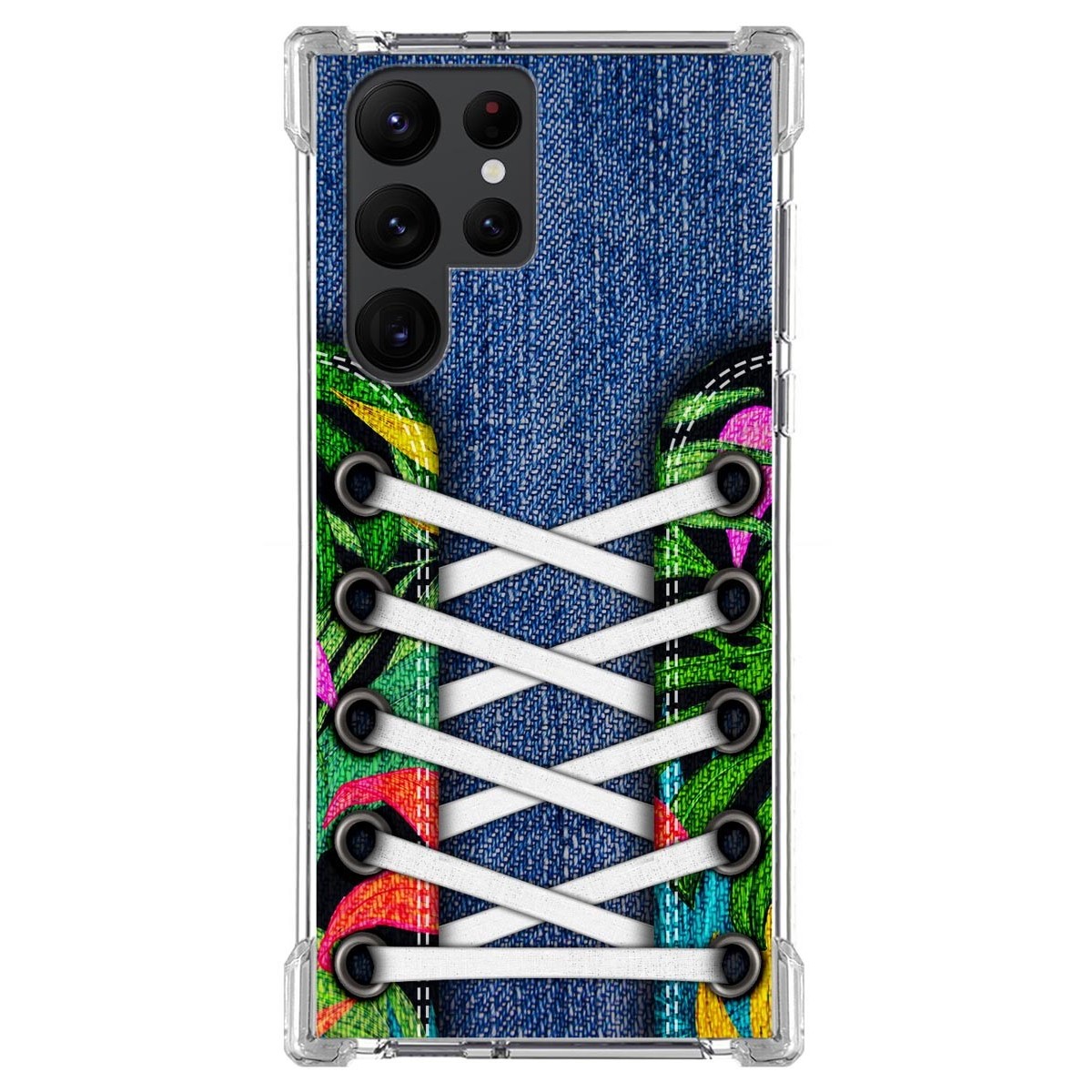 Funda Silicona Antigolpes para Samsung Galaxy S22 Ultra 5G diseño Zapatillas 13 Dibujos