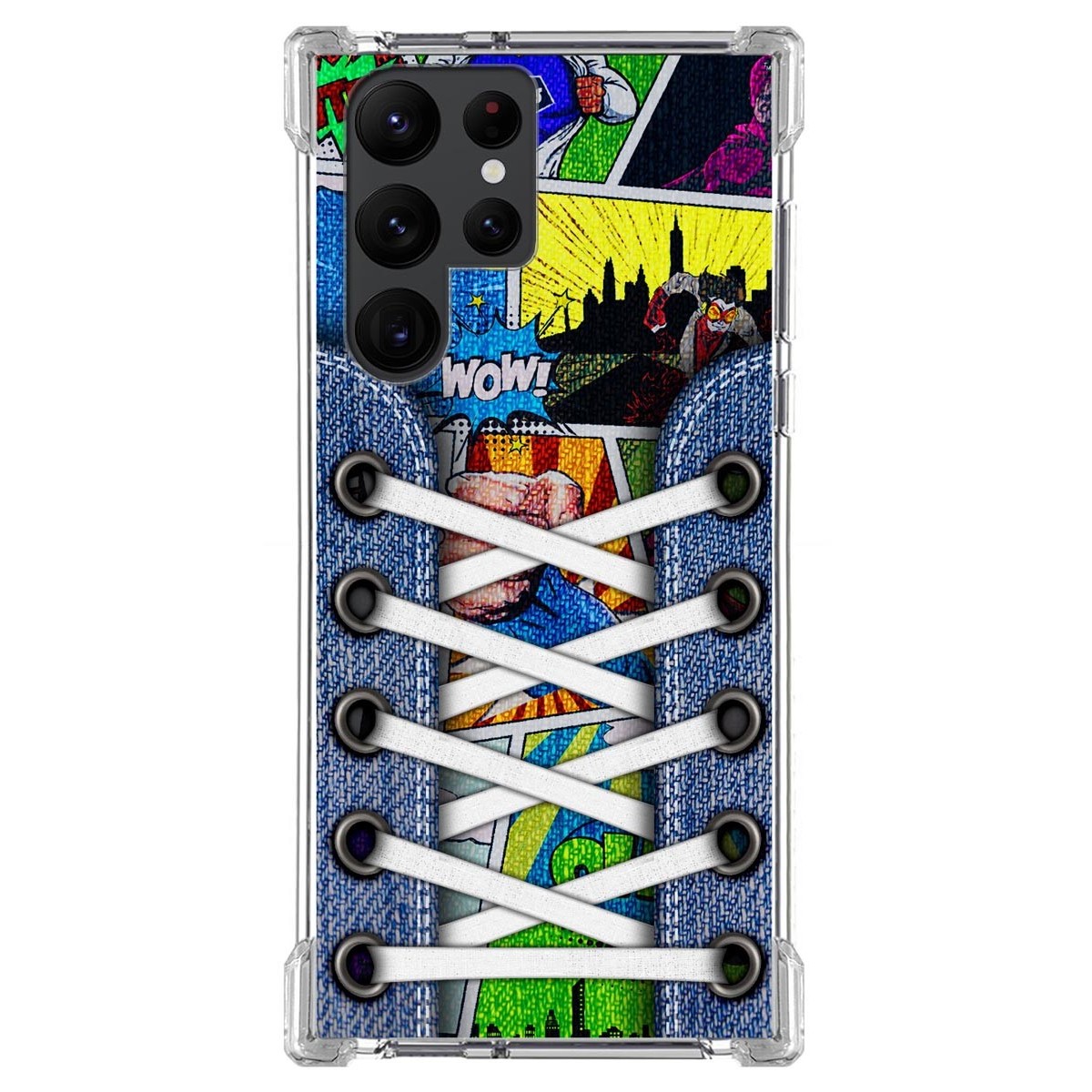 Funda Silicona Antigolpes para Samsung Galaxy S22 Ultra 5G diseño Zapatillas 14 Dibujos