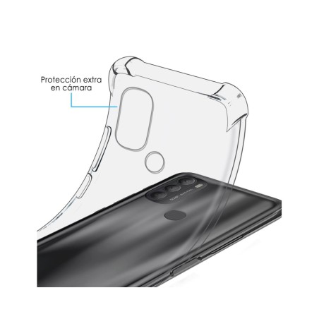 Funda Silicona Antigolpes Transparente para Motorola Moto G71 5G