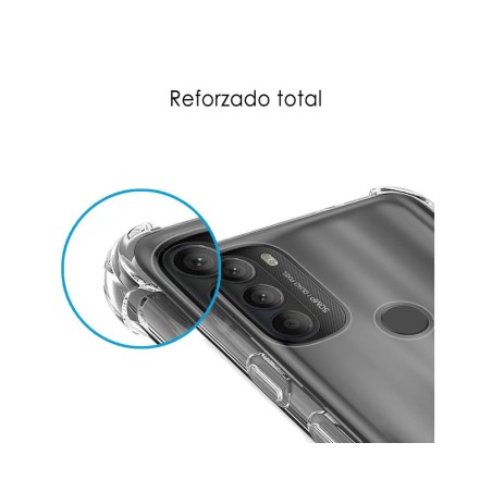 Funda Silicona Antigolpes Transparente para Motorola Moto G71 5G