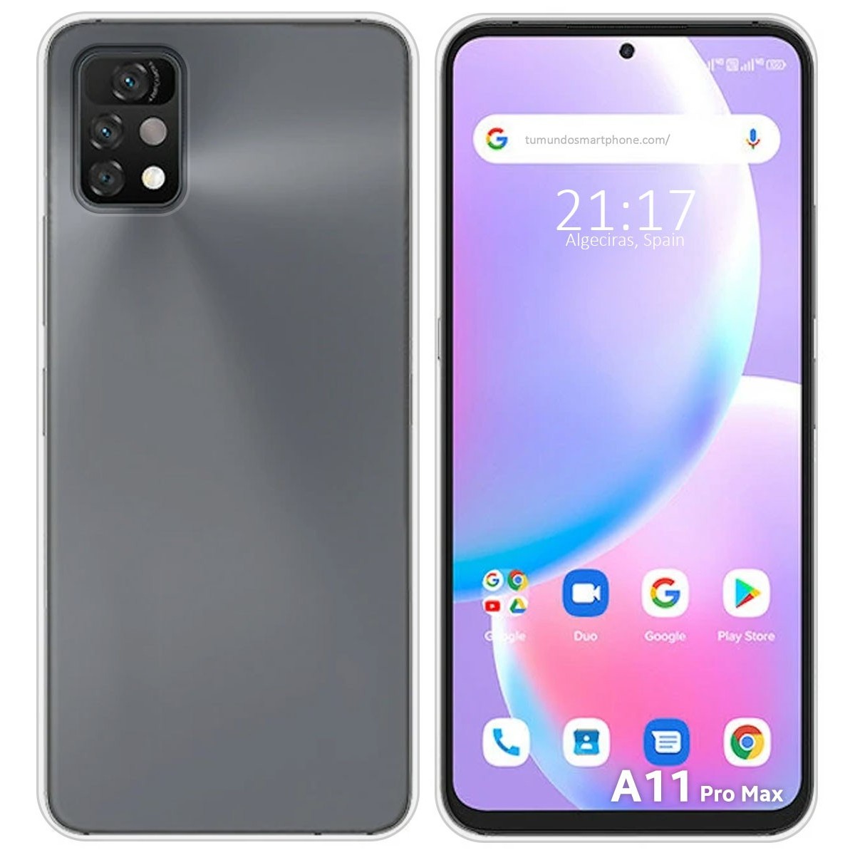 Funda Silicona Gel TPU Transparente para Umidigi A11 Pro Max