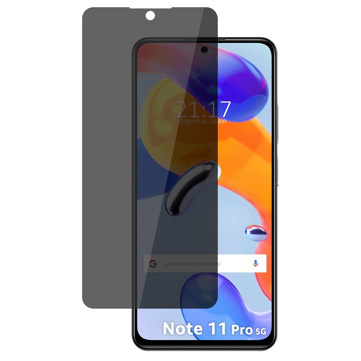 Protector Pantalla Hidrogel Privacidad Antiespías para Xiaomi Redmi Note 11 Pro / 11 Pro 5G