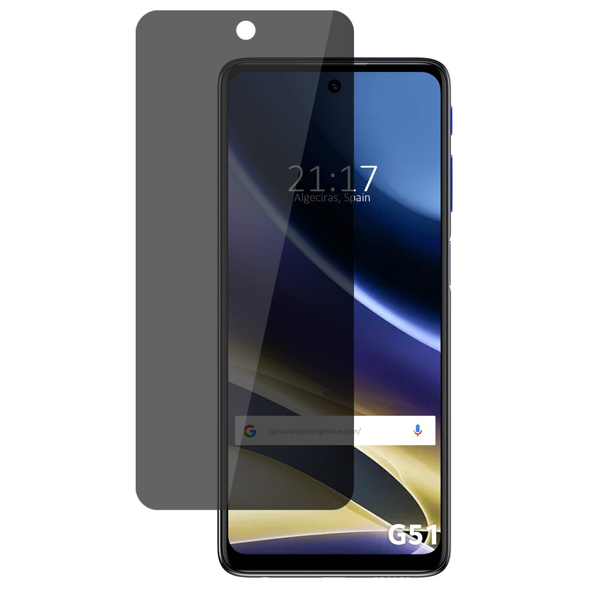 Protector Pantalla Hidrogel Privacidad Antiespías para Motorola Moto G51 5G