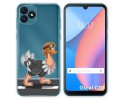 Funda Silicona Transparente para Blackview Oscal C20 / C20 Pro diseño Avestruz Dibujos