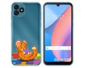Funda Silicona Transparente para Blackview Oscal C20 / C20 Pro diseño Leopardo Dibujos