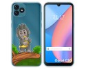 Funda Silicona Transparente para Blackview Oscal C20 / C20 Pro diseño Mono Dibujos