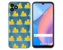 Funda Silicona Transparente para Blackview Oscal C20 / C20 Pro diseño Pato Dibujos