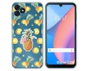 Funda Silicona Transparente para Blackview Oscal C20 / C20 Pro diseño Piña Dibujos