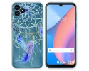 Funda Silicona Transparente para Blackview Oscal C20 / C20 Pro diseño Plumas Dibujos