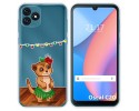 Funda Silicona Transparente para Blackview Oscal C20 / C20 Pro diseño Suricata Dibujos