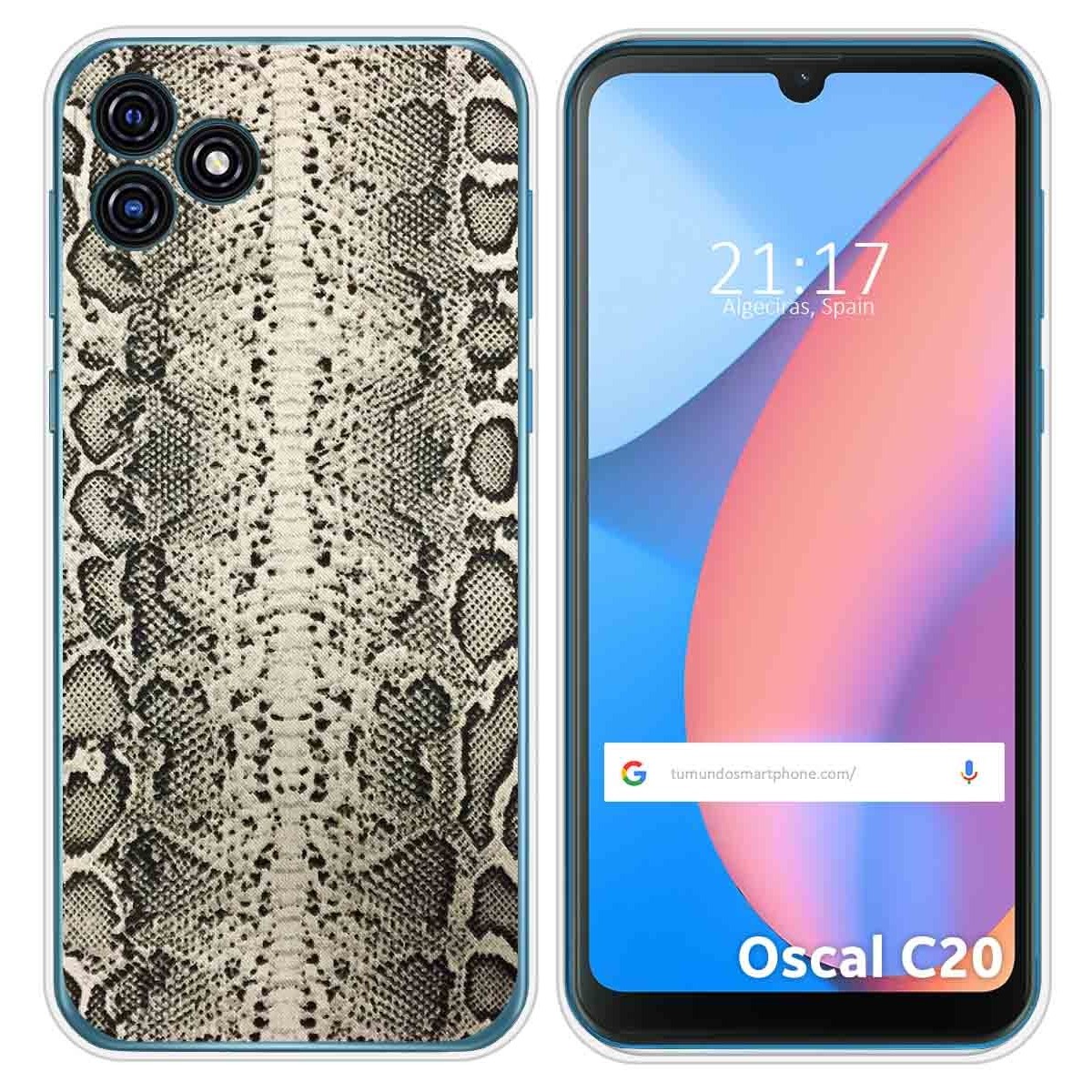 Funda Silicona para Blackview Oscal C20 / C20 Pro diseño Animal 01 Dibujos