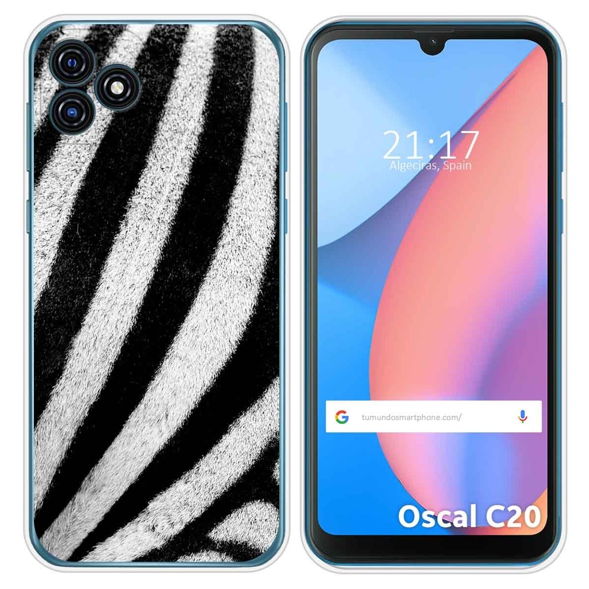 Funda Silicona para Blackview Oscal C20 / C20 Pro diseño Animal 02 Dibujos