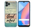Funda Silicona para Blackview Oscal C20 / C20 Pro diseño Madera 01 Dibujos
