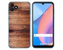 Funda Silicona para Blackview Oscal C20 / C20 Pro diseño Madera 02 Dibujos