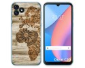 Funda Silicona para Blackview Oscal C20 / C20 Pro diseño Madera 07 Dibujos