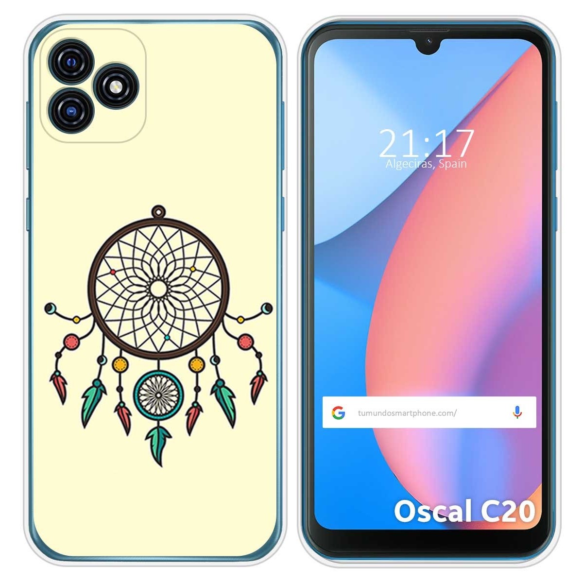 Funda Silicona para Blackview Oscal C20 / C20 Pro diseño Atrapasueños Dibujos