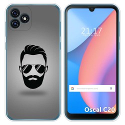 Funda Silicona para Blackview Oscal C20 / C20 Pro diseño Barba Dibujos