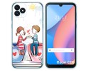 Funda Silicona para Blackview Oscal C20 / C20 Pro diseño Café Dibujos