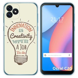 Funda Silicona para Blackview Oscal C20 / C20 Pro diseño Creativity Dibujos