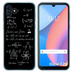 Funda Silicona para Blackview Oscal C20 / C20 Pro diseño Formulas Dibujos