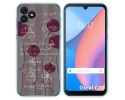 Funda Silicona para Blackview Oscal C20 / C20 Pro diseño Flores Vintage Dibujos
