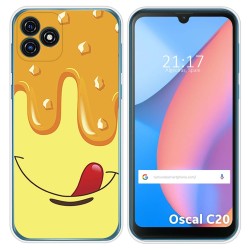 Funda Silicona para Blackview Oscal C20 / C20 Pro diseño Helado Vainilla Dibujos