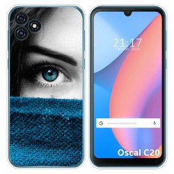 Funda Silicona para Blackview Oscal C20 / C20 Pro diseño Ojo Dibujos