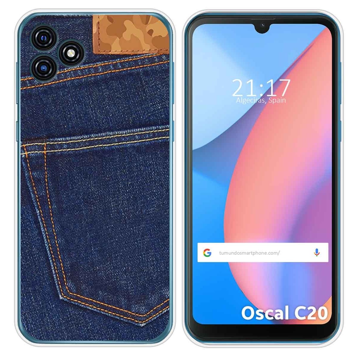 Funda Silicona para Blackview Oscal C20 / C20 Pro diseño Vaquero Dibujos