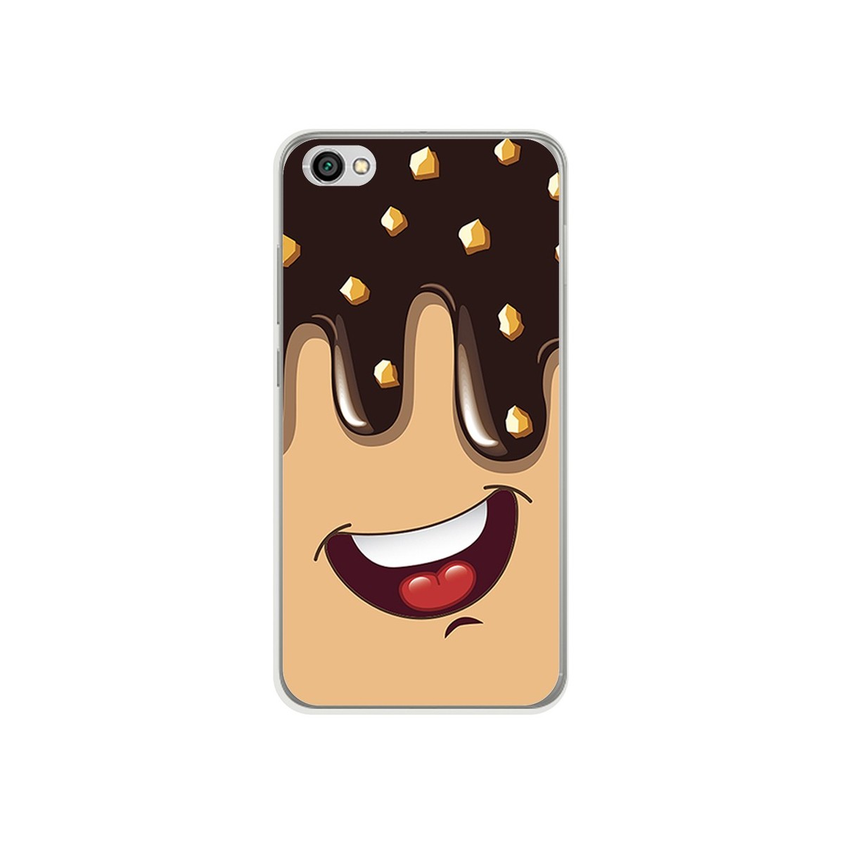 Funda Gel Tpu para Xiaomi Redmi Note 5A Diseño Helado Chocolate Dibujos