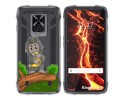 Funda Silicona Transparente para Cubot King Kong 7 diseño Mono Dibujos