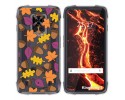 Funda Silicona Transparente para Cubot King Kong 7 diseño Otoño Dibujos