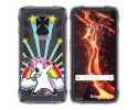 Funda Silicona Transparente para Cubot King Kong 7 diseño Unicornio Dibujos