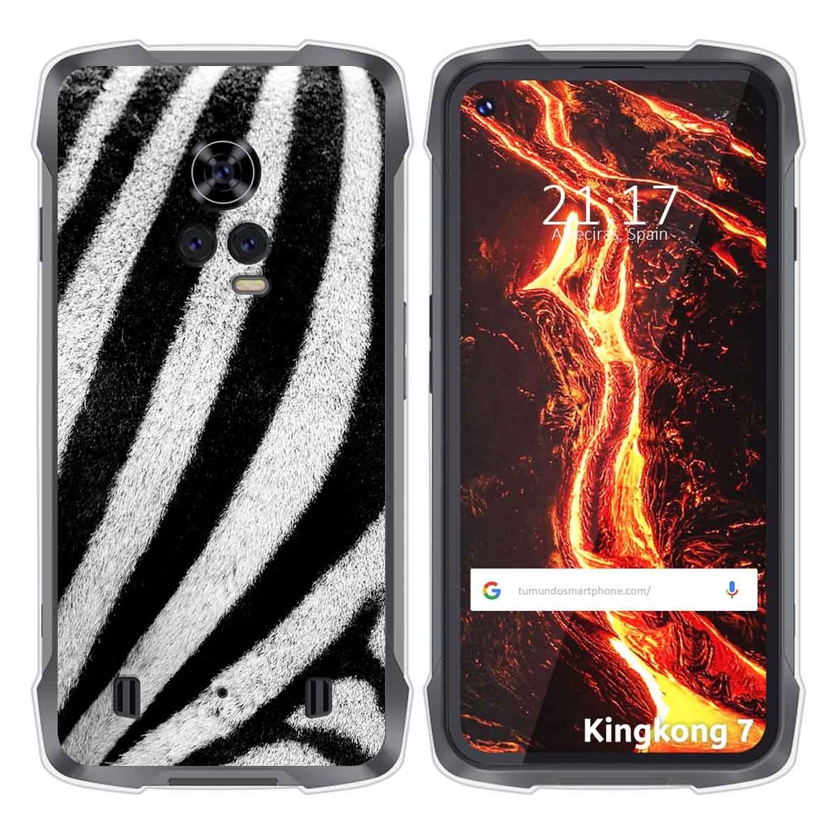 Funda Silicona para Cubot King Kong 7 diseño Animal 02 Dibujos