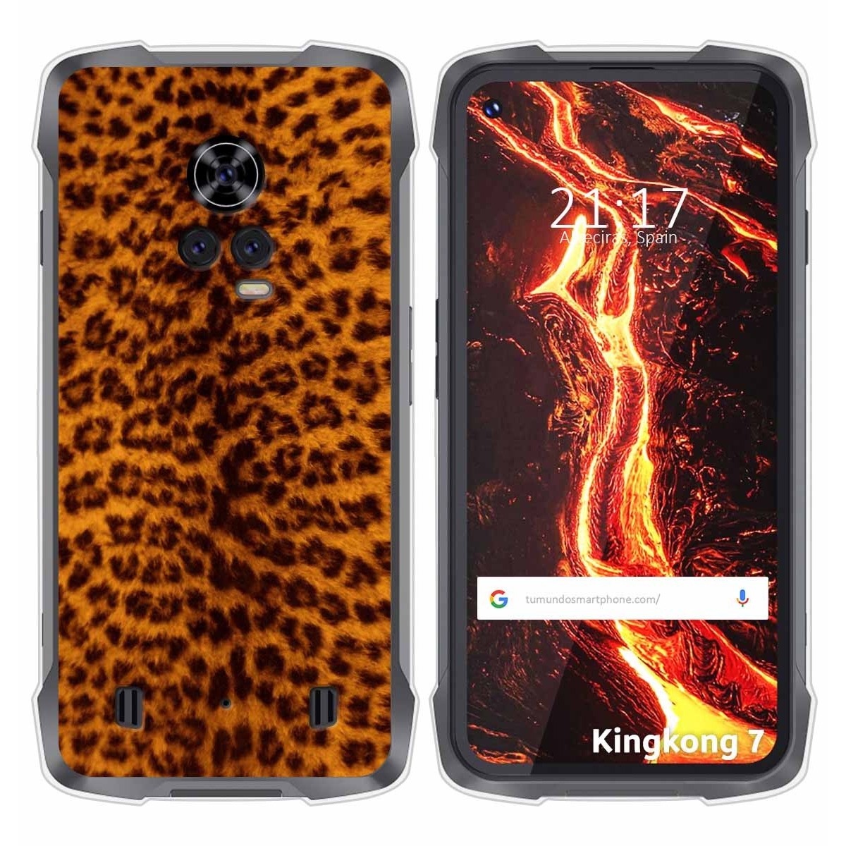 Funda Silicona para Cubot King Kong 7 diseño Animal 03 Dibujos