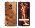 Funda Silicona para Cubot King Kong 7 diseño Madera 04 Dibujos