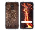 Funda Silicona para Cubot King Kong 7 diseño Madera 06 Dibujos