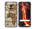 Funda Silicona para Cubot King Kong 7 diseño Madera 07 Dibujos