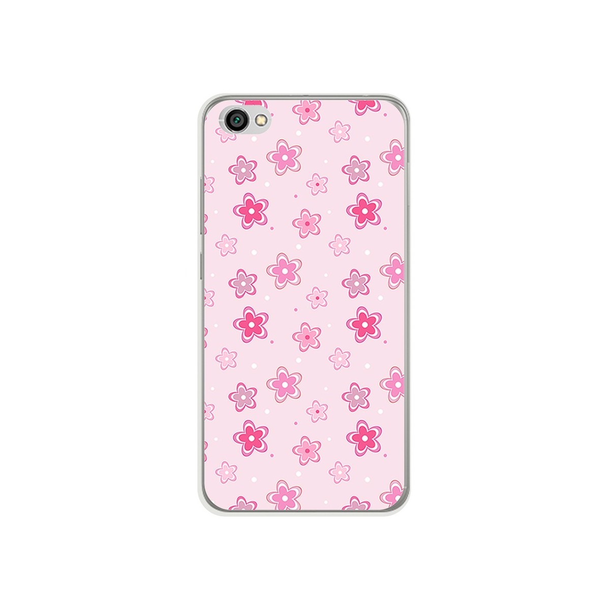 Funda Gel Tpu para Xiaomi Redmi Note 5A Diseño Flores Dibujos