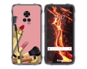 Funda Silicona para Cubot King Kong 7 diseño Brochas Dibujos