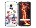 Funda Silicona para Cubot King Kong 7 diseño Café Dibujos