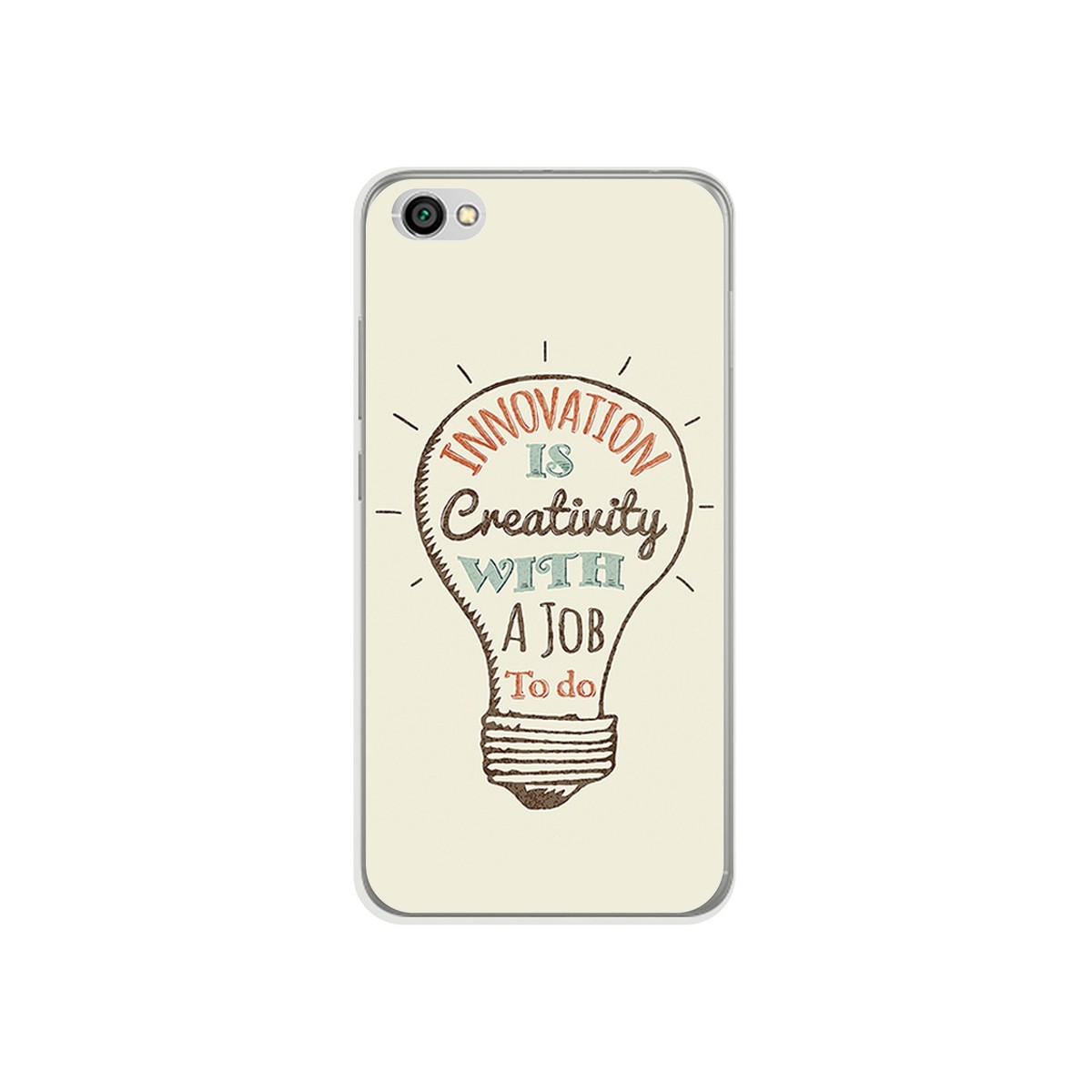 Funda Gel Tpu para Xiaomi Redmi Note 5A Diseño Creativity Dibujos