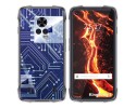 Funda Silicona para Cubot King Kong 7 diseño Circuito Dibujos