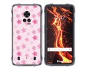 Funda Silicona para Cubot King Kong 7 diseño Flores Dibujos