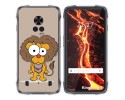 Funda Silicona para Cubot King Kong 7 diseño Leon Dibujos