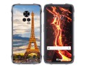 Funda Silicona para Cubot King Kong 7 diseño Paris Dibujos